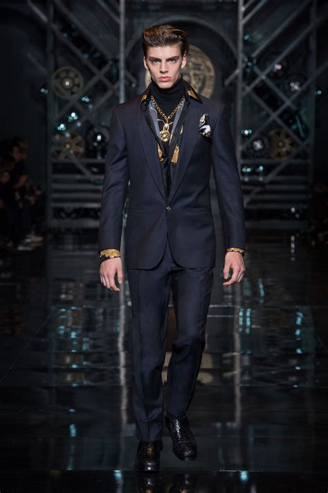 versace men's suit jackets|Versace denim jacket men.